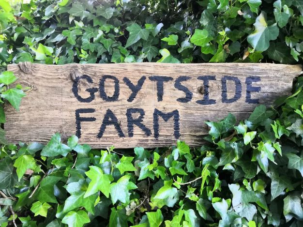 Goytside Farm sign